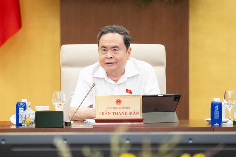 Politburo member and National Assembly Chairman Tran Thanh Man said that allowing the use of personal identification as a tax code needs to be discussed very carefully to regulate the security mechanism. Photo: Quochoi.vn