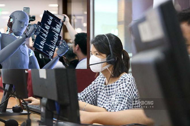 Despite AI-related layoffs, Google emphasizes AI tools that help employees handle complex tasks more effectively. Graphics: Cat Tien