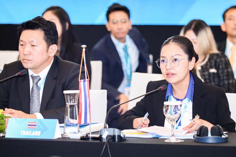 Dai dien Thai Lan thong tin ve SEA Games 33. Anh: Bui Luong