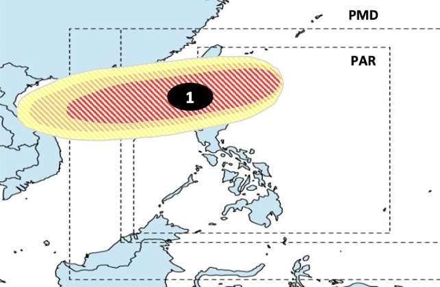 Ap thap nay co kha nang manh len thanh bao truoc khi di vao Bien Dong. Anh: PAGASA