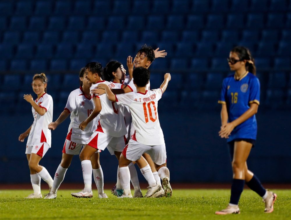 U17 Vietnam women's team beat U17 Guam women's team 5-0 in the opening match of the 2026 U17 Asian Women's Qualifiers. Photo: VFF
