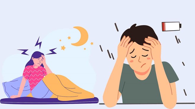 Daily headaches can warn of electrolyte imbalances, heat stress and potential health problems that require timely medical attention. Graphics: Hoang Loc