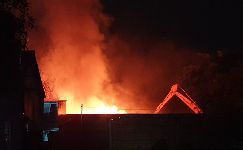 Di An Ward will inspect scrap yards to enhance fire prevention and fighting. Photo: Dinh Trong