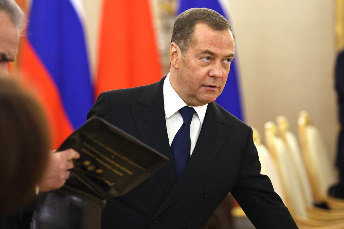El vicepresidente del Consejo de Seguridad de Rusia Dmitry Medvedev. Foto: Kremlin