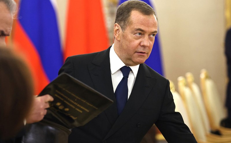 El vicepresidente del Consejo de Seguridad de Rusia Dmitry Medvedev. Foto: Kremlin