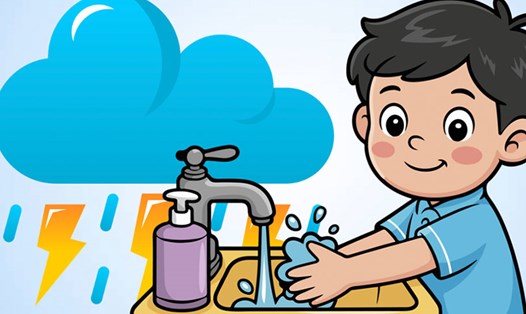 Tầm quan trọng của việc vệ sinh cá nhân trong mùa mưa. Đồ họa: Thiện Nhân