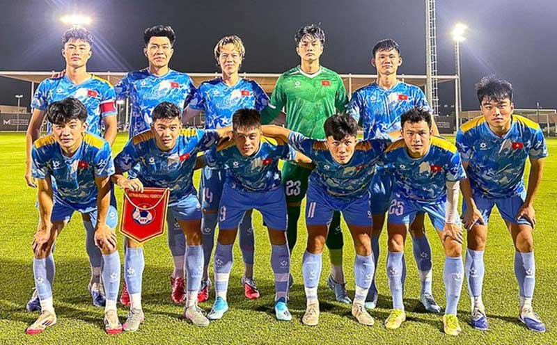 U23 Vietnam lost narrowly to U23 Qatar. Photo: VFF