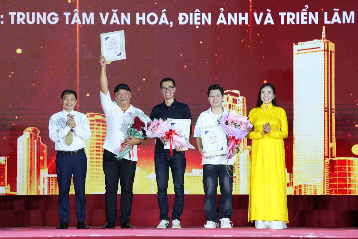 コンテストで2位を獲得した作品。写真:ハイフォンTTDT支局