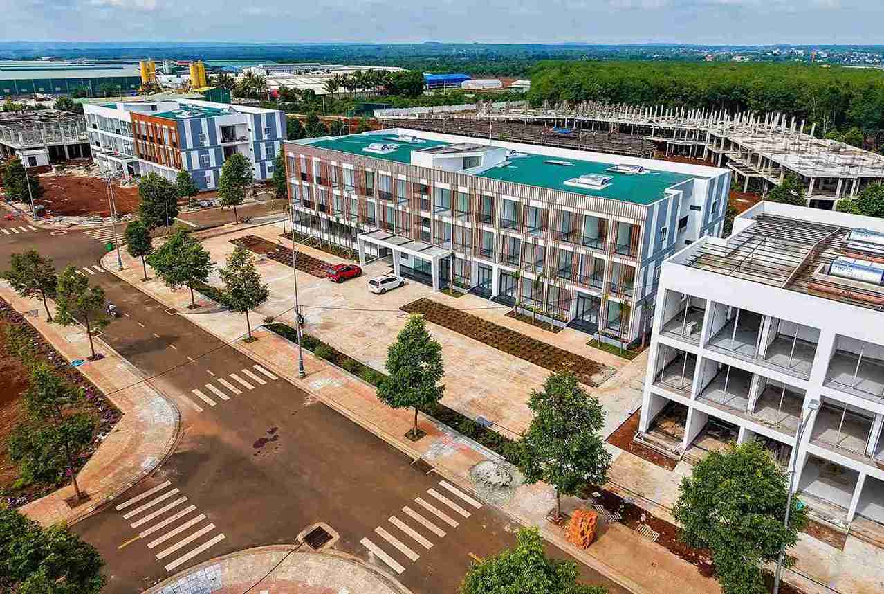 A social housing project is in the process of completion in Dak Lak province. Photo: Long Du