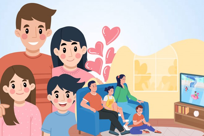 The authorities in Khanh Hoa set a target of 100% of households registering to implement the set of criteria for family behavior. Photo: Thien Nhan