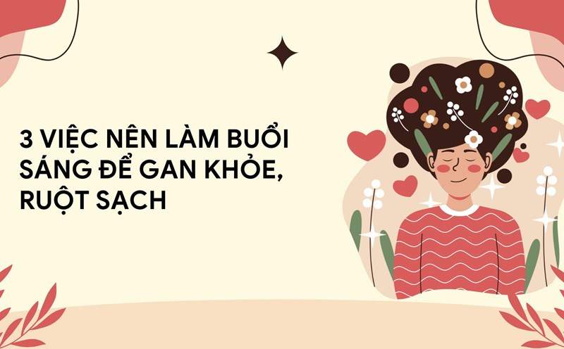 Drinking a glass of warm water helps keep the liver healthy and the intestines clean. Graphic photo: Huong Son