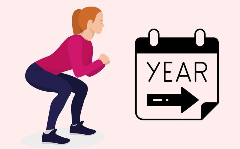 El squat es un ejercicio que ayuda a mejorar la salud. Graficos: Thanh Thanh