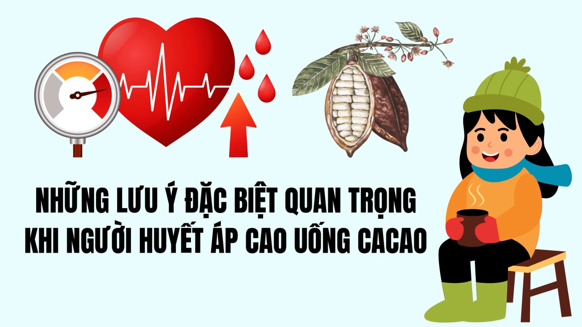 Special notes when people with high blood pressure drink cocoa