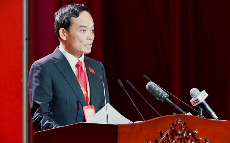 Mr. Tran Luu Quang is the Secretary of the Ho Chi Minh City Party Committee for the 2025 - 2030 term. Photo: Congress Organizing Committee