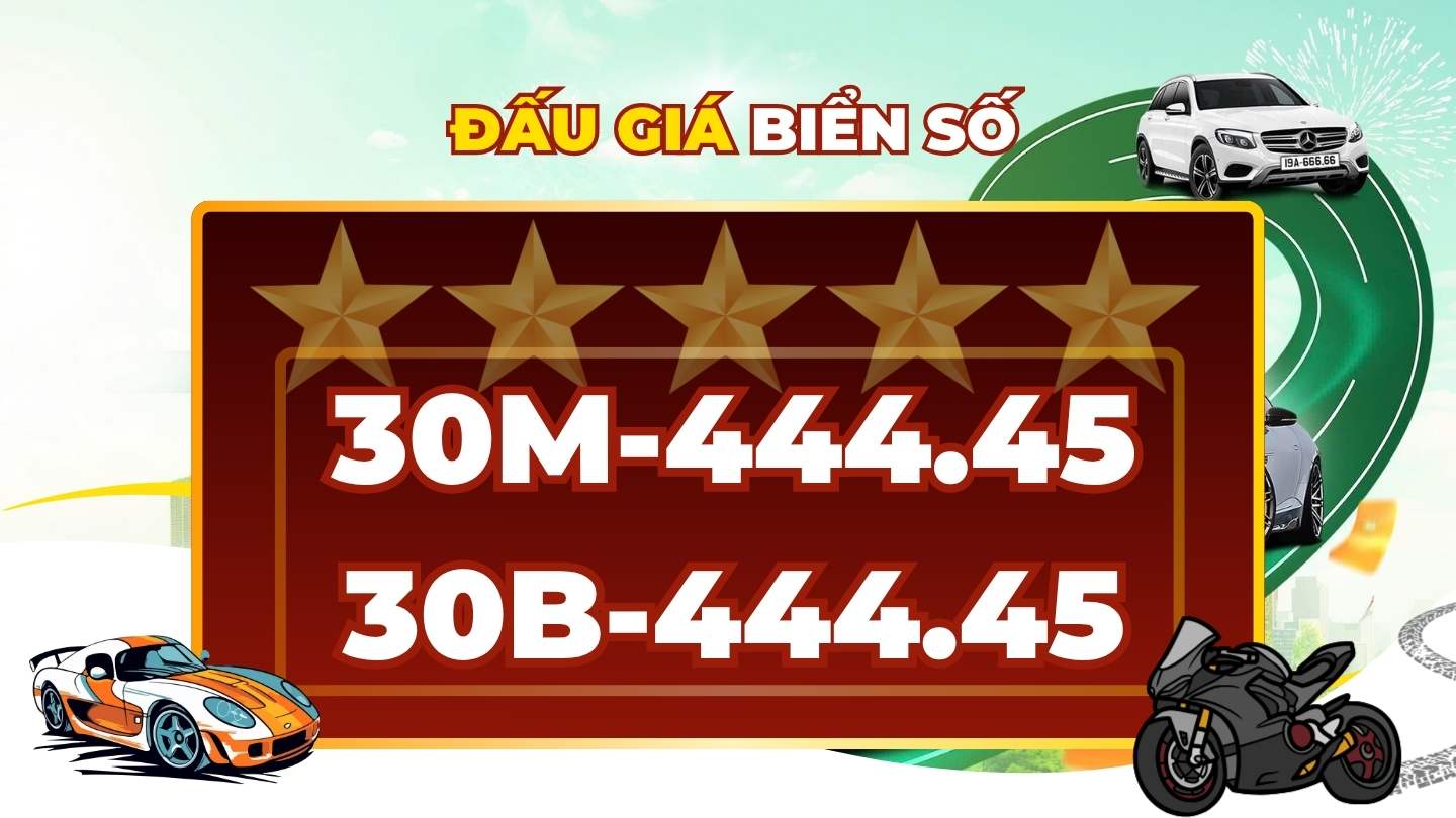 Pareja de matriculas super bonitas en Hanoi en la subasta del 14 de octubre