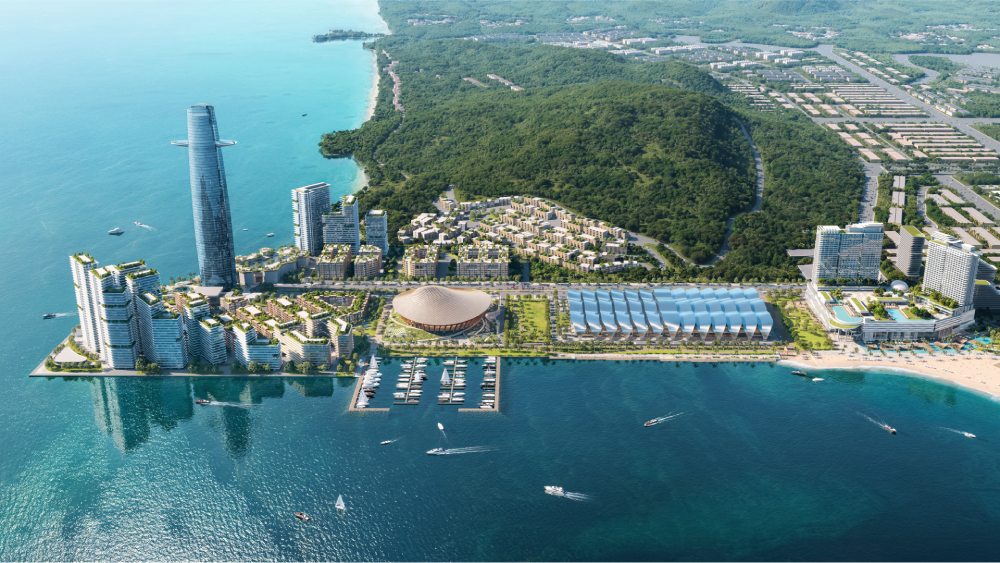 APEC 2027多機能複合施設のパノラマ写真。写真:Sun Group