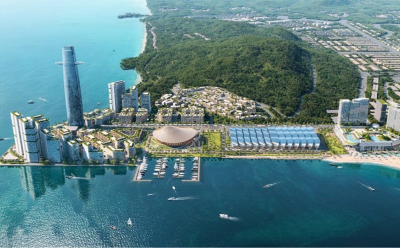 Perspective of the APEC 2027 Multi-function Complex in Phu Quoc. Photo: Sun Group