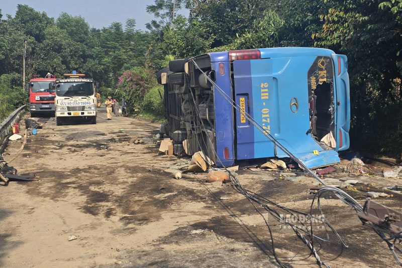 Vu tai nan khien 2 nguoi tu vong tai cho, 1 nguoi tu vong tren duong di cap cuu. Anh: Van Duc