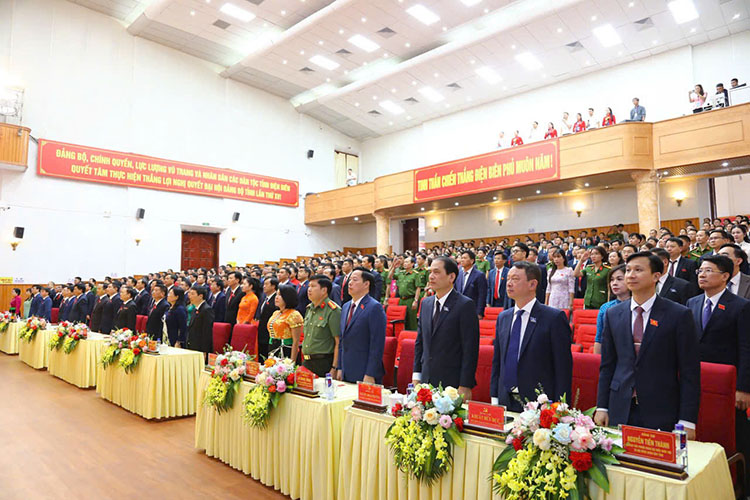 358 official delegates attended the 15th Dien Bien Provincial Party Congress, term 2025-2030. Photo: Thanh Binh
