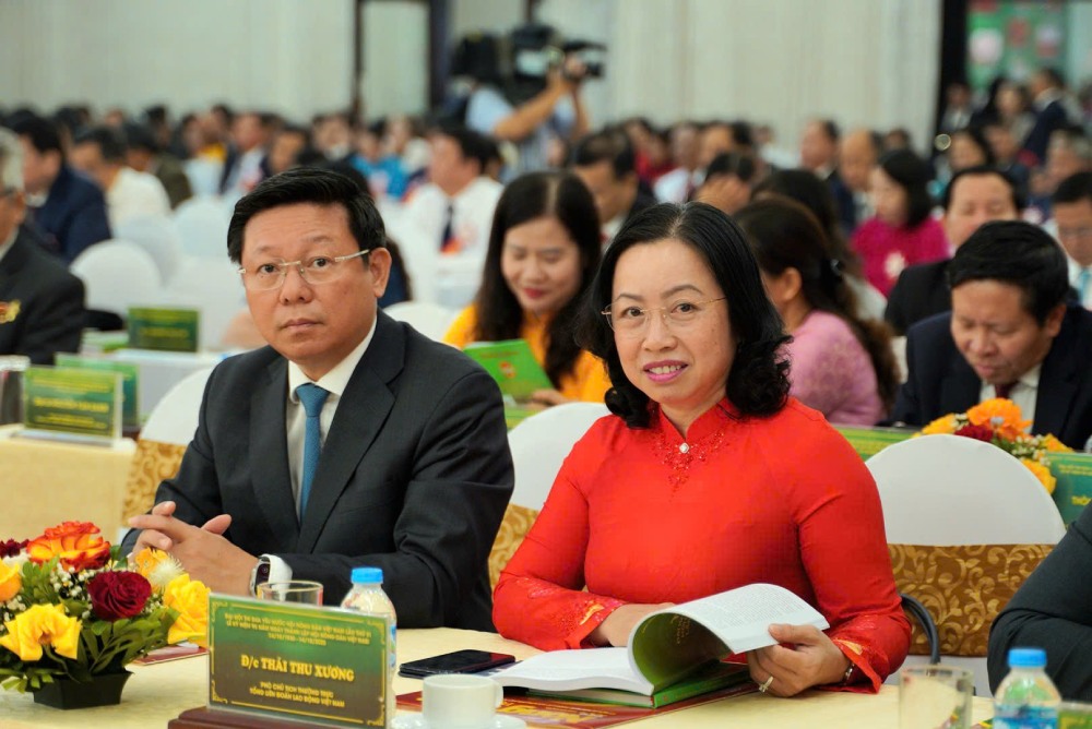 Dai bieu du le ky niem 95 nam ngay thanh lap Hoi Nong dan Viet Nam (14.10.1930 – 14.10.2025; Dai hoi thi dua yeu nuoc Hoi Nong dan Viet Nam lan thu VI. Anh: Pham Hung