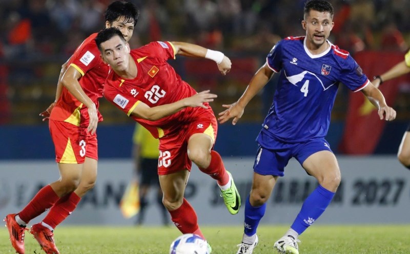 Vietnam will meet Nepal in the second leg of the 2027 Asian Cup final qualifiers. Photo: Thanh Vu