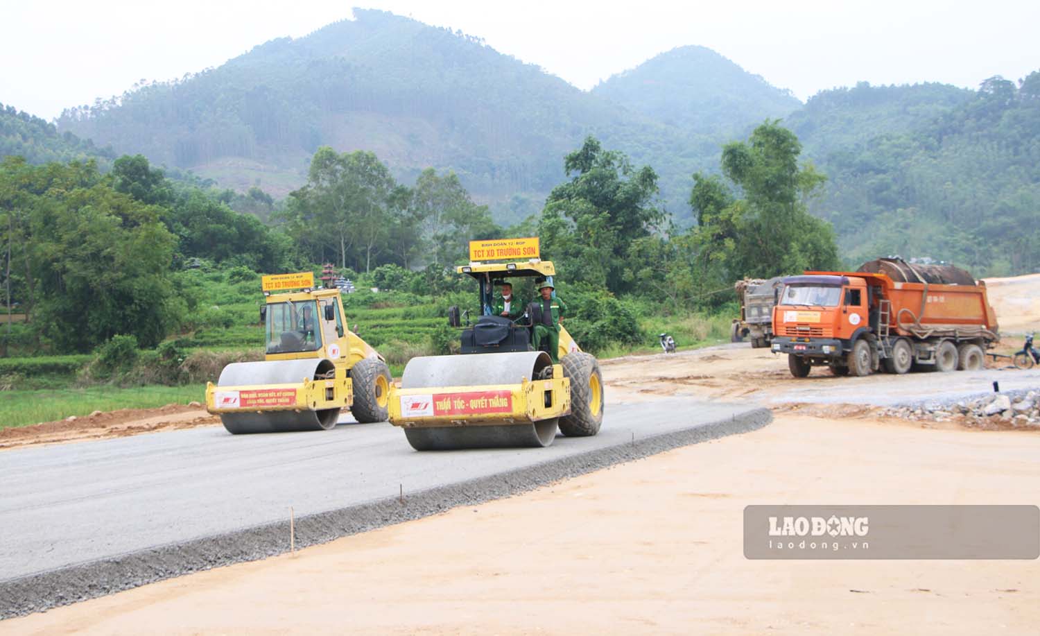 Tuyen Quang province aims to open the Tuyen Quang - Ha Giang expressway to technical traffic by December 19, 2025. Photo: Nguyen Tung.