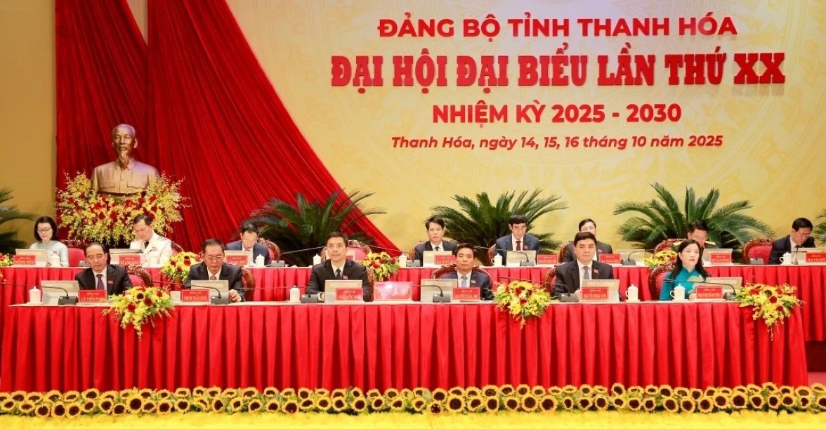 Doan Chu tich Dai hoi. Anh: Xuan Hung