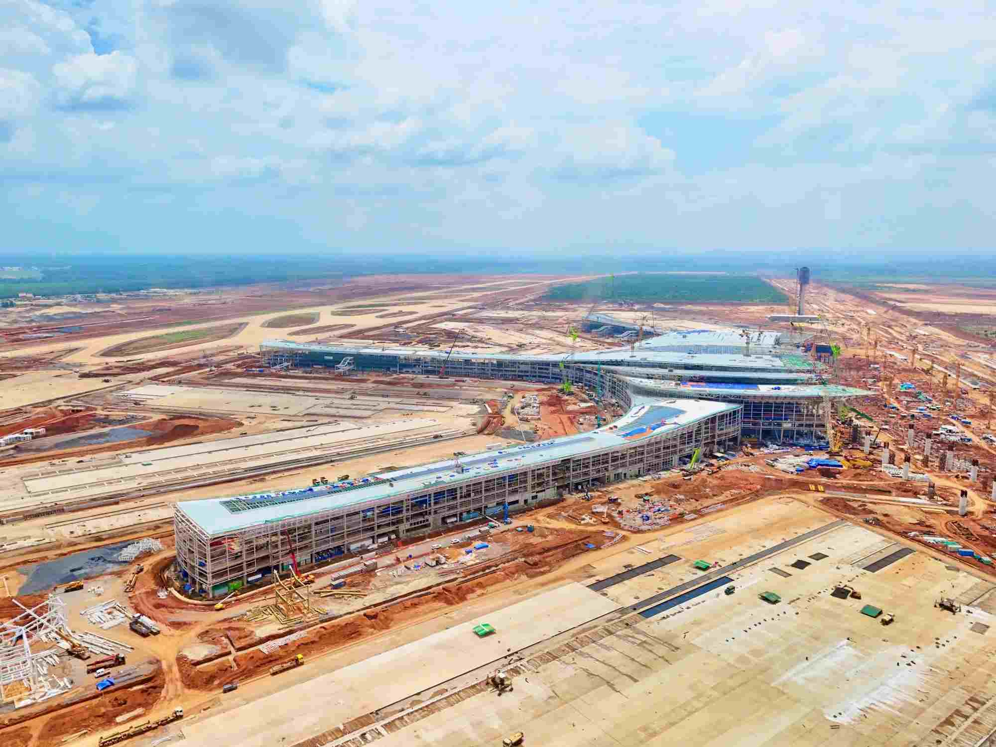 동나이성 롱탄 공항 건설 현장. 사진: VGP