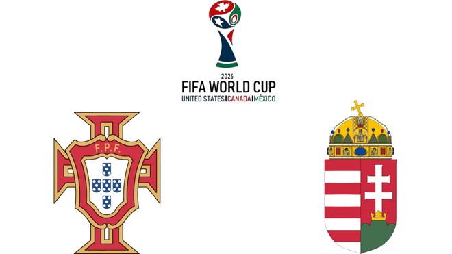 Portugal se enfrenta a Hungria en la fase de clasificacion para la Copa Mundial de 2026. Grafico: Van An