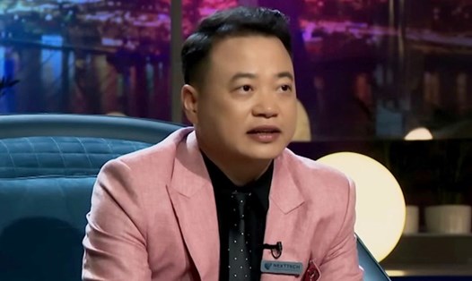 Shark Bình trong chương trình Shark Tank Việt Nam. Ảnh: TVHUB