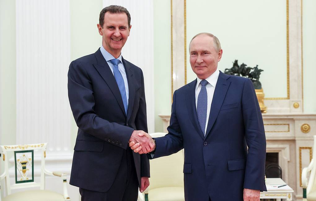 Russian President Vladimir Putin receives Mr. Assad at the Kremlin, July 25, 2024. Photo: TASS