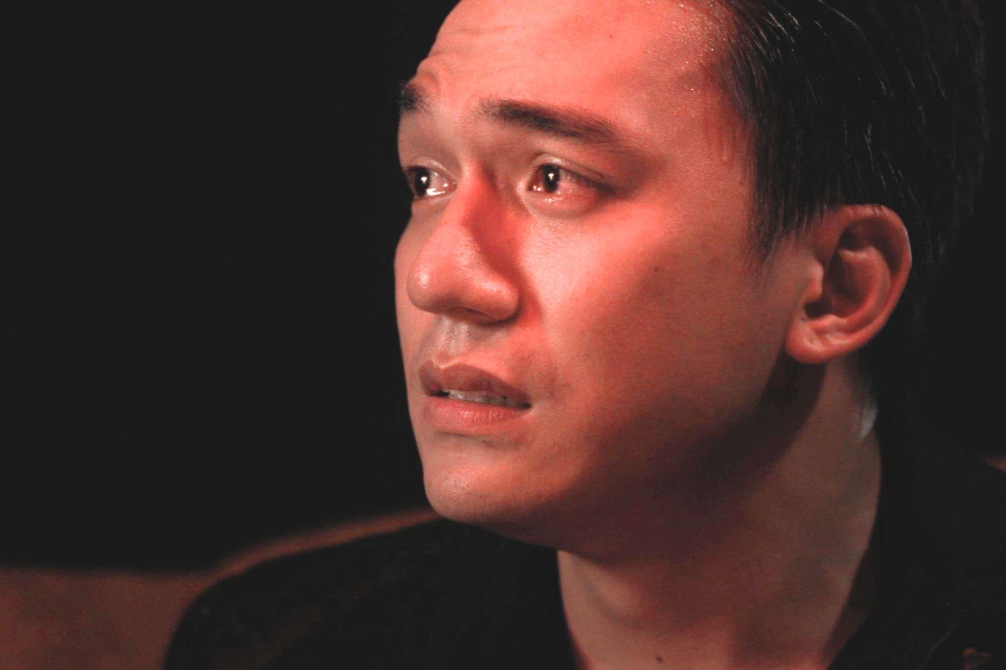 Do Nhat Hoang co canh quay nang tam ly khi xem nhan vat cua Le Phuong tu sat. Anh: Doan phim.