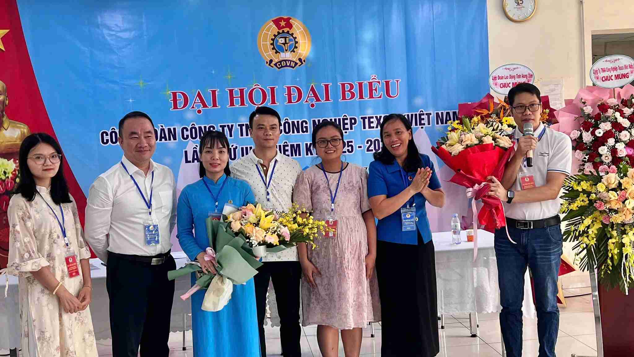 The Executive Committee of the Trade Union of Texco Company (Vietnam) term III, 2025-2030 was launched. Photo: Hung Yen Trade Union