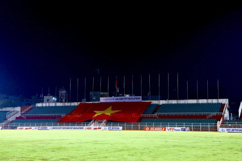 Khan dai B san Thong Nhat khong don khan gia, chi co la dai ky. Anh: Thanh Vu