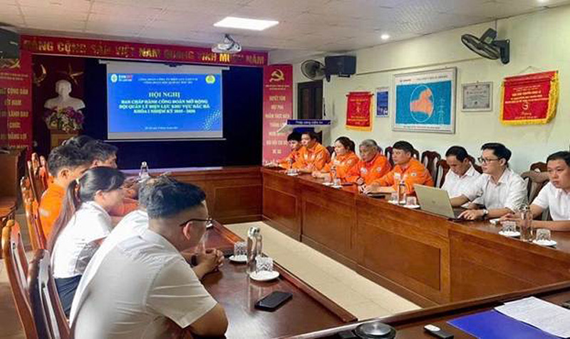 Conference of the Executive Committee of the Trade Union - Bac Ha Labor Federation Team (Lao Cai). Photo: Pham Huu Quy