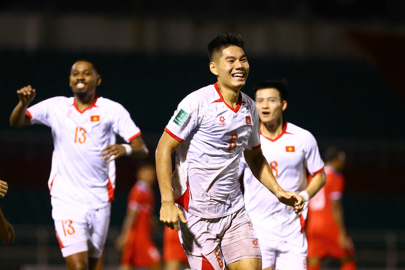 베트남 대표팀은 F조 2위를 기록하고 있습니다. 사진: 탄 부