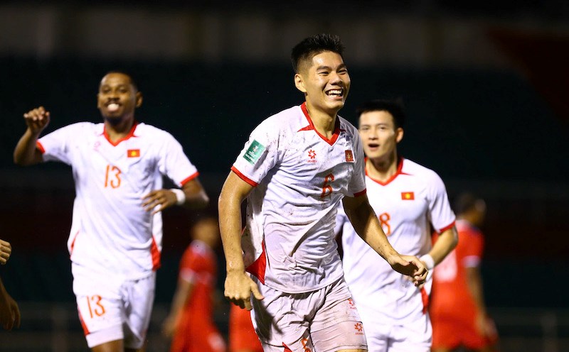 Vietnam is currently ranked second in Group F. Photo: Thanh Vu