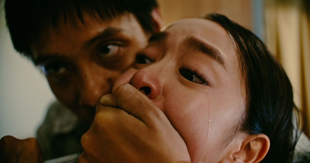 映画「空中戦」のシーン。撮影チームが提供した写真。