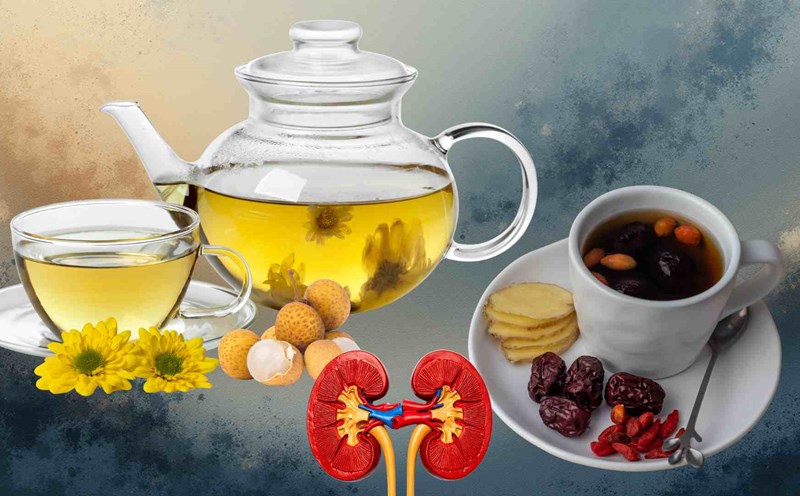 Combining some healthy ingredients can help nourish the kidneys. Graphics: Ha May