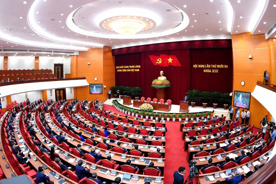 The Central Executive Committee has drafted an Action Program to implement the Resolution of the 14th National Congress of the Party. In the photo: 13th Central Conference XIII. Photo: Gia Han