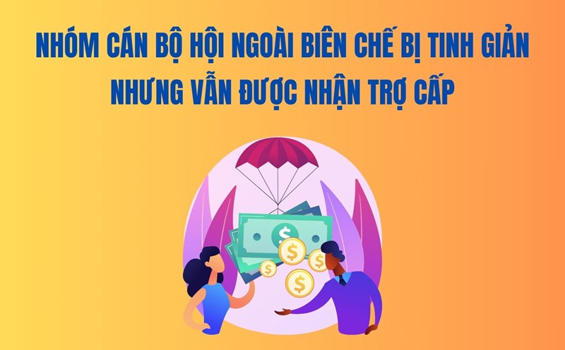 The group of association officials outside the payroll is streamlined but still receives subsidies