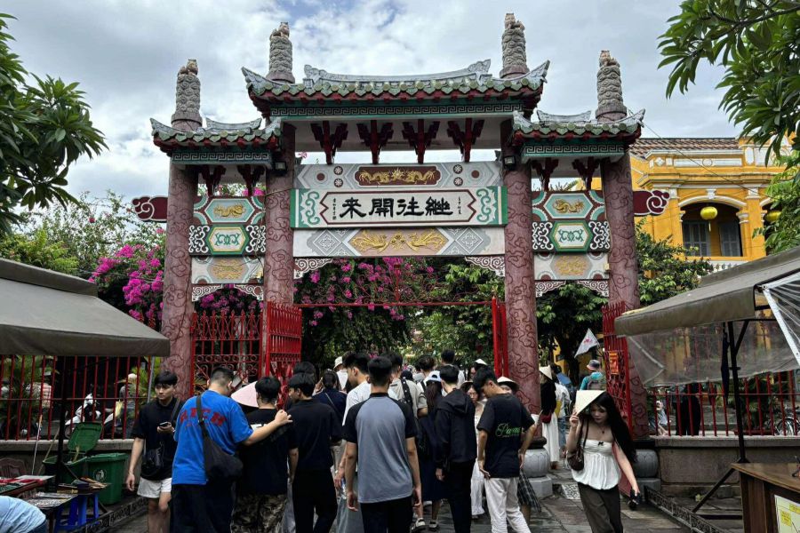 El templo Quang Trieu en el casco antiguo de Hoi An Da Nang. Foto: Nguyen Dat
