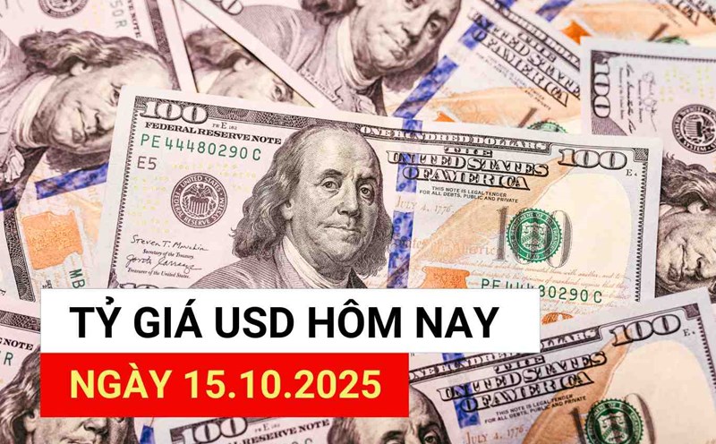 USD exchange rate today, October 15, 2025.