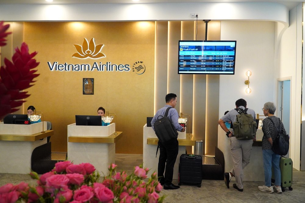 Nhà ga T3 Tân Sơn Nhất có thêm khu làm thủ tục theo chuẩn 5 sao. Ảnh: Anh Tú
