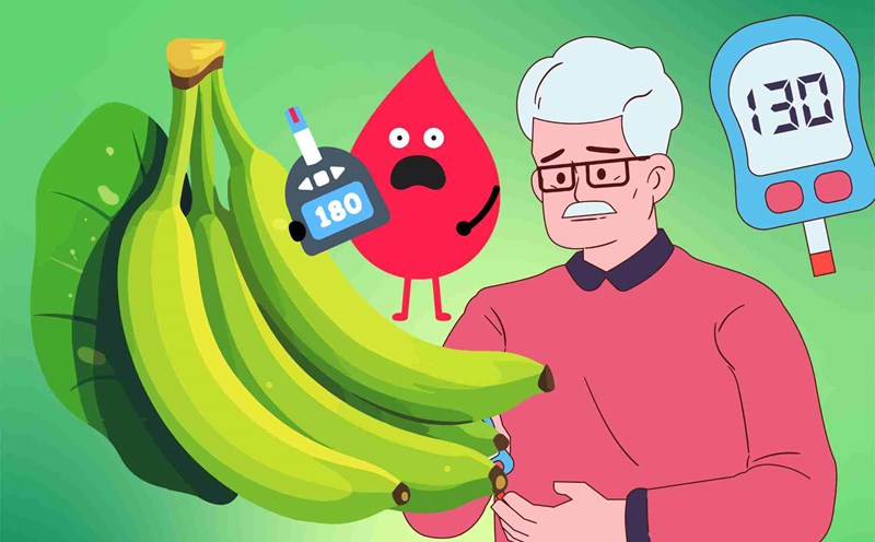 The safest amount of green bananas for people with high blood sugar