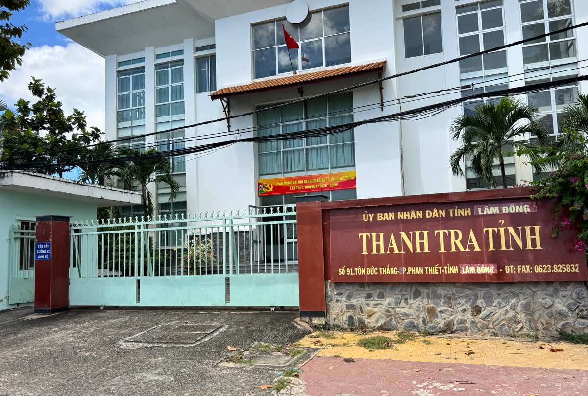 Thanh tra tinh Lam Dong - co so tai phuong Phan Thiet. Anh: Duy Tuan