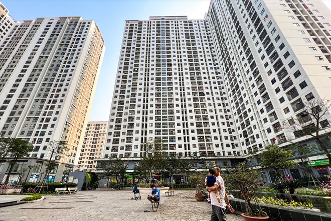 Ecohome social housing area (Dong Ngac, Tu Liem, Hanoi). Photo: Hai Nguyen