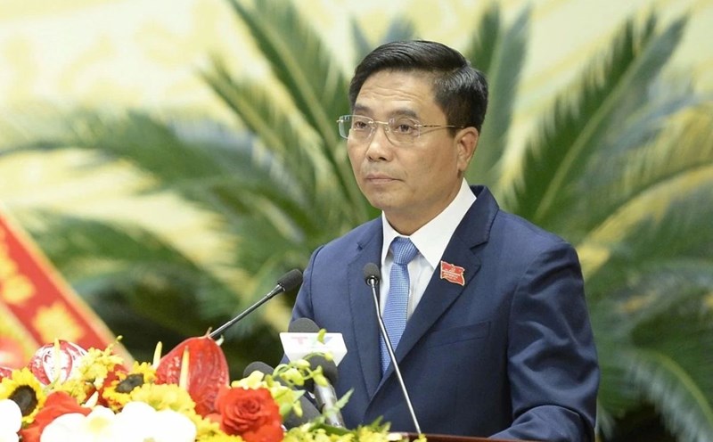 Mr. Nguyen Doan Anh was re-elected as Secretary of the Thanh Hoa Provincial Party Committee. Photo: Xuan Hung