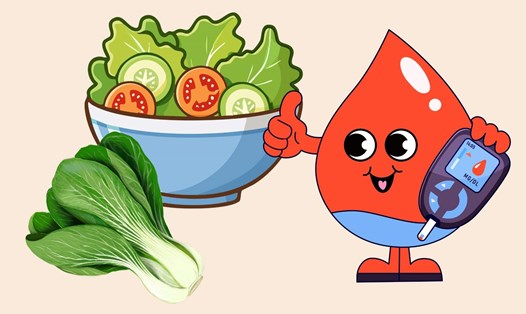Tiết lộ nhóm rau xanh giúp kiểm soát đường huyết. Đồ họa: Linh Đan