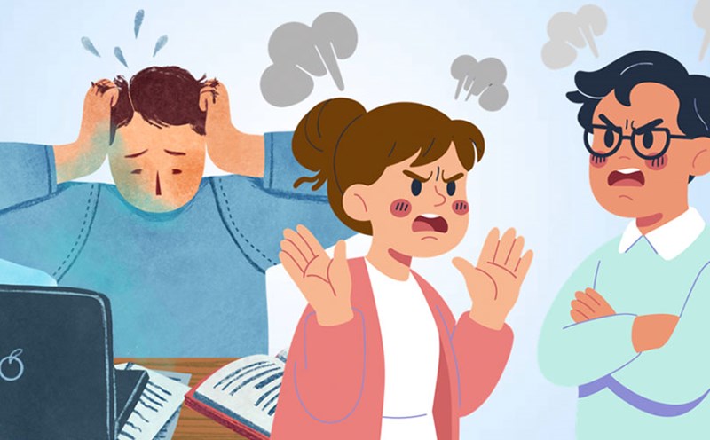 The impact of work on family life and balance. Graphics: Thien Nhan